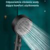 Słuchawka prysznicowa ShowerPro 2 czarna 5 funkcji natrysku