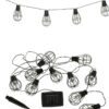 Lampki ogrodowe solarne żarówki girlanda loft 10LED Lampki ogrodowe solarne żarówki girlanda loft 10LED