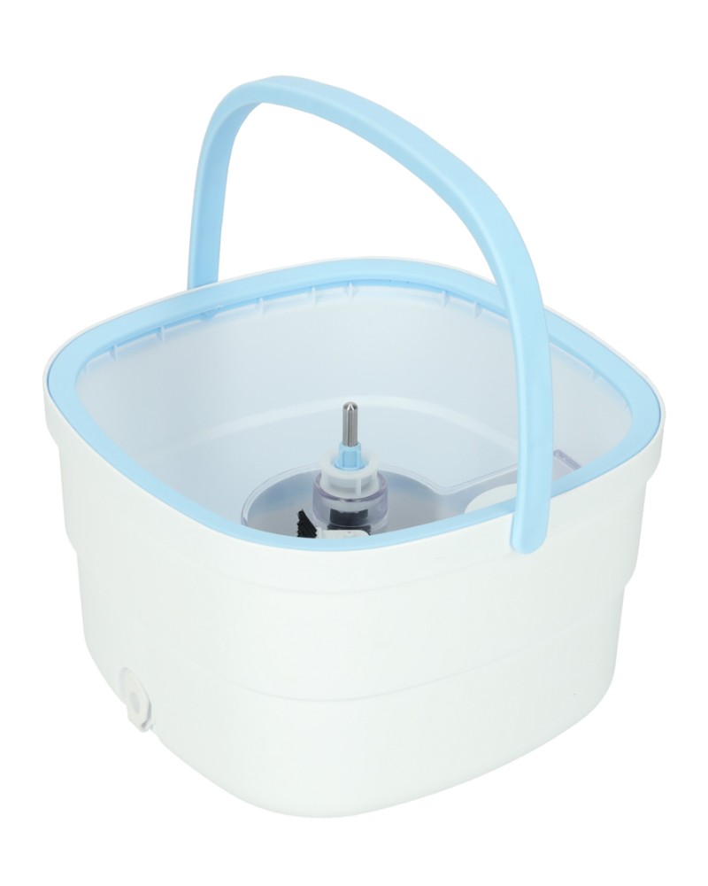 Mop obrotowy z wiadrem płaski rotacyjny czysta brudna woda wyciskacz