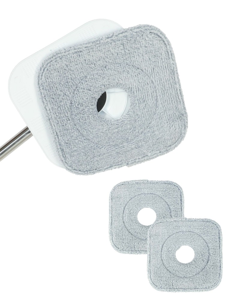 Mop obrotowy z wiadrem płaski rotacyjny czysta brudna woda wyciskacz