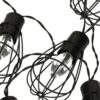 Lampki ogrodowe solarne żarówki girlanda loft 10LED Lampki ogrodowe solarne żarówki girlanda loft 10LED