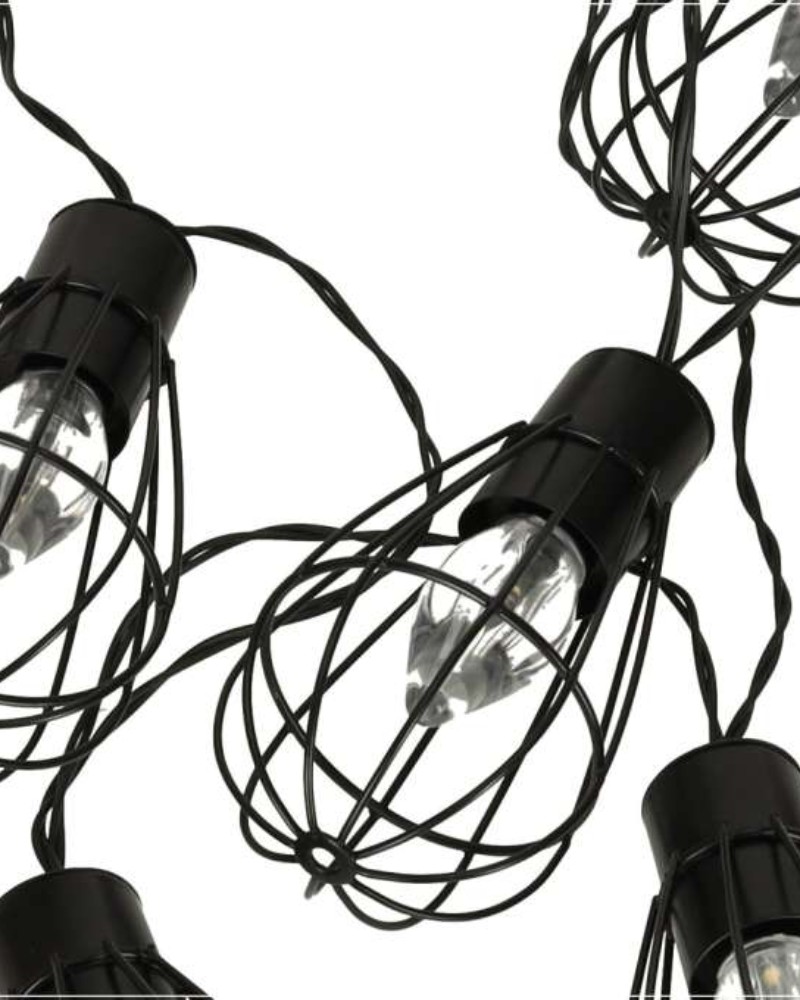 Lampki ogrodowe solarne żarówki girlanda loft 10LED Lampki ogrodowe solarne żarówki girlanda loft 10LED