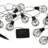 Lampki ogrodowe solarne żarówki girlanda loft 10LED Lampki ogrodowe solarne żarówki girlanda loft 10LED