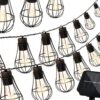 Lampki ogrodowe solarne żarówki girlanda loft 10LED Lampki ogrodowe solarne żarówki girlanda loft 10LED