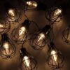 Lampki ogrodowe solarne żarówki girlanda loft 10LED Lampki ogrodowe solarne żarówki girlanda loft 10LED