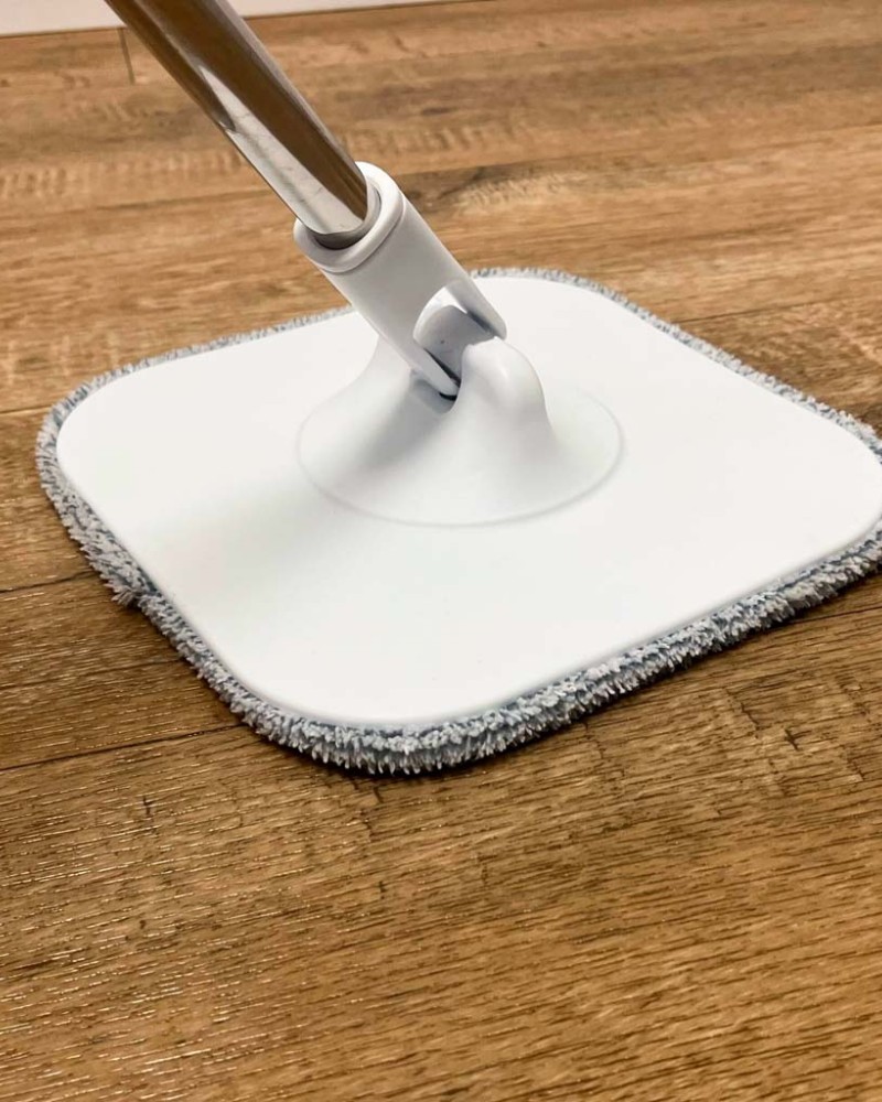 Mop obrotowy z wiadrem płaski rotacyjny czysta brudna woda wyciskacz