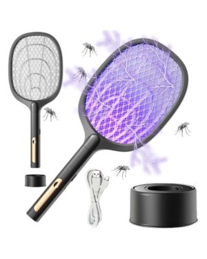 Elektryczna łapka packa na muchy komary ćmy owady z lampą uv + podstawka Elektryczna łapka packa na muchy komary ćmy owady z lampą uv + podstawka