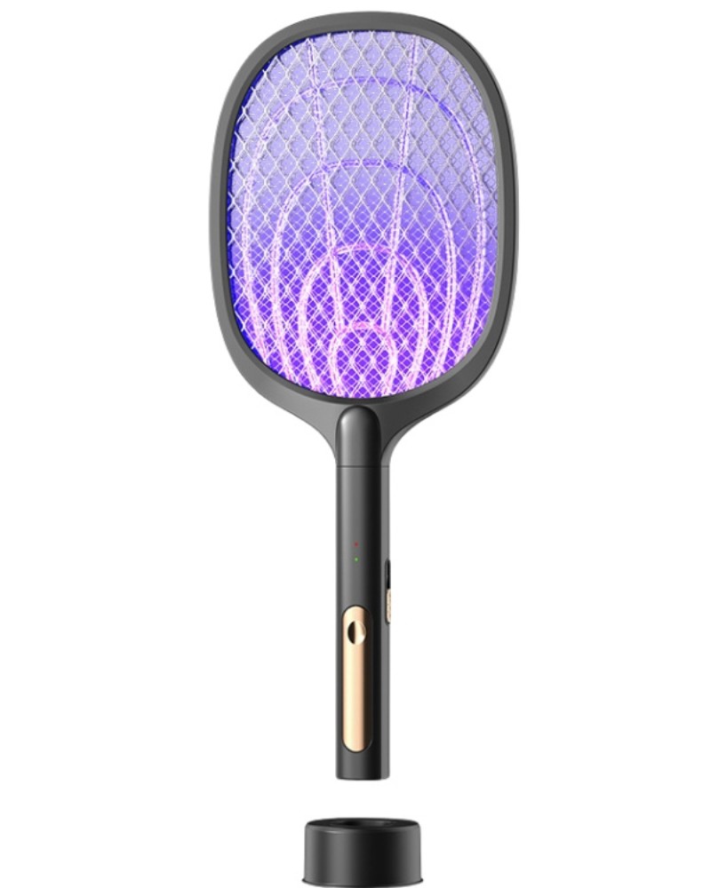 Elektryczna łapka packa na muchy komary ćmy owady z lampą uv + podstawka