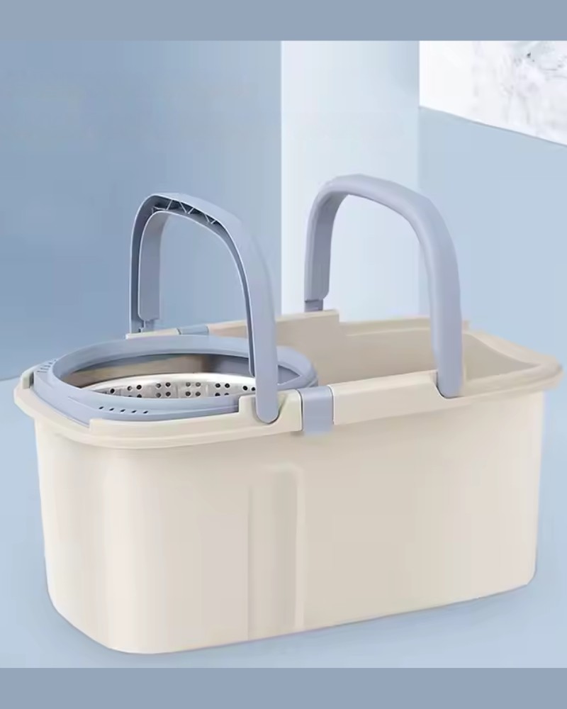 Mop obrotowy rotacyjny 360 spin turbo wiadro zestaw nakładka mikrofibra