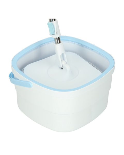 Mop obrotowy z wiadrem płaski rotacyjny czysta brudna woda wyciskacz