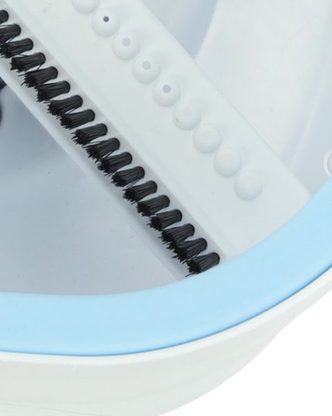 Mop obrotowy z wiadrem płaski rotacyjny czysta brudna woda wyciskacz