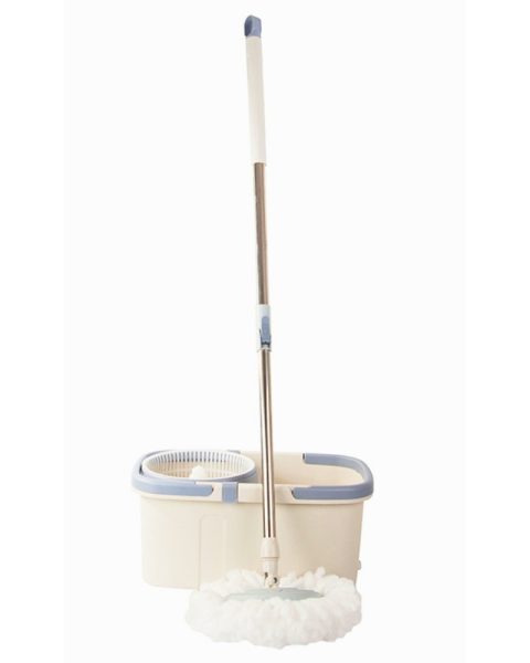 Mop obrotowy rotacyjny 360 spin turbo wiadro zestaw nakładka mikrofibra